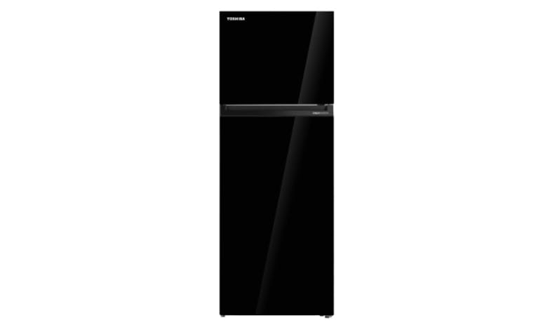 Toshiba 530L 2-Door Inverter Refrigerator - Black Glass (GR-RT624WE-PGY)