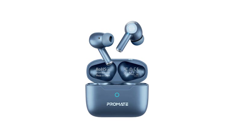 Promate ProPods High-Definition ANC TWS Earphones with intellitouch - Blue