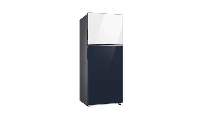 Samsung Bespoke 404L Top Mount Refrigerator - Clean Navy with Top Clean White (RT-CB66448AME)