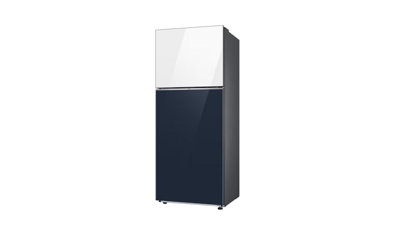 Samsung Bespoke 404L Top Mount Refrigerator - Clean Navy with Top Clean White (RT-CB66448AME)