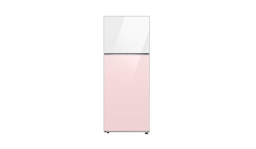 Samsung Bespoke 476L Top Mount Refrigerator - Clean Peach with Top Clean White (RT-47CB66448CME)