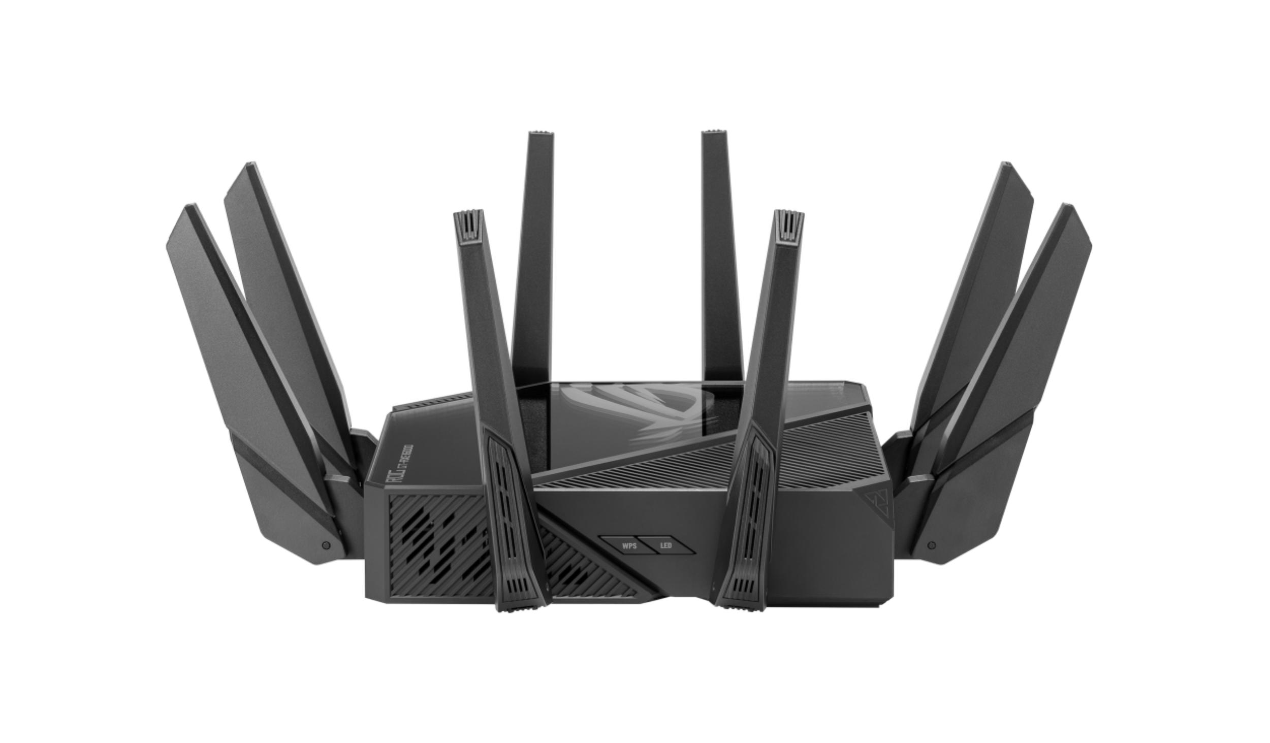 ASUS ROG Rapture GTAXE16000 QuadBand WiFi 6E Gaming Router Harvey