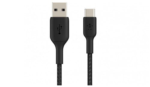 Belkin BoostCharge 1m Braided USB-C to USB-A Cable - Black