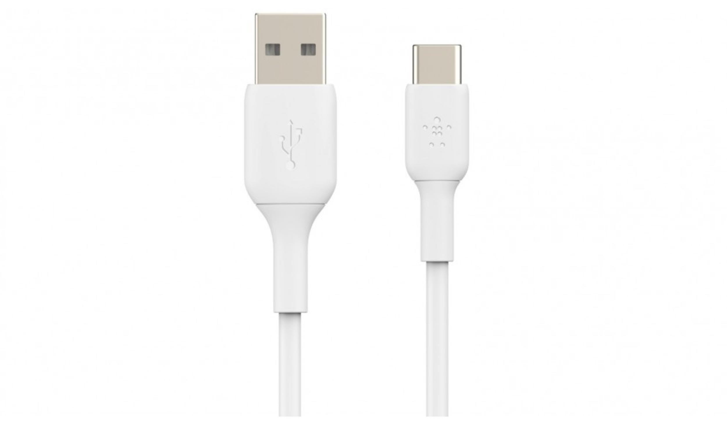 Belkin BoostCharge 1m USB-C to USB-A Cable - White