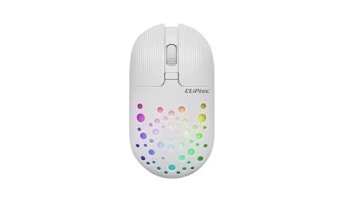 Cliptec RZS625 Rechargeable Silent Wireless Mouse - White