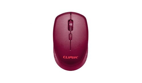 Cliptec RZS869 Wireless Optical Mouse - Maroon
