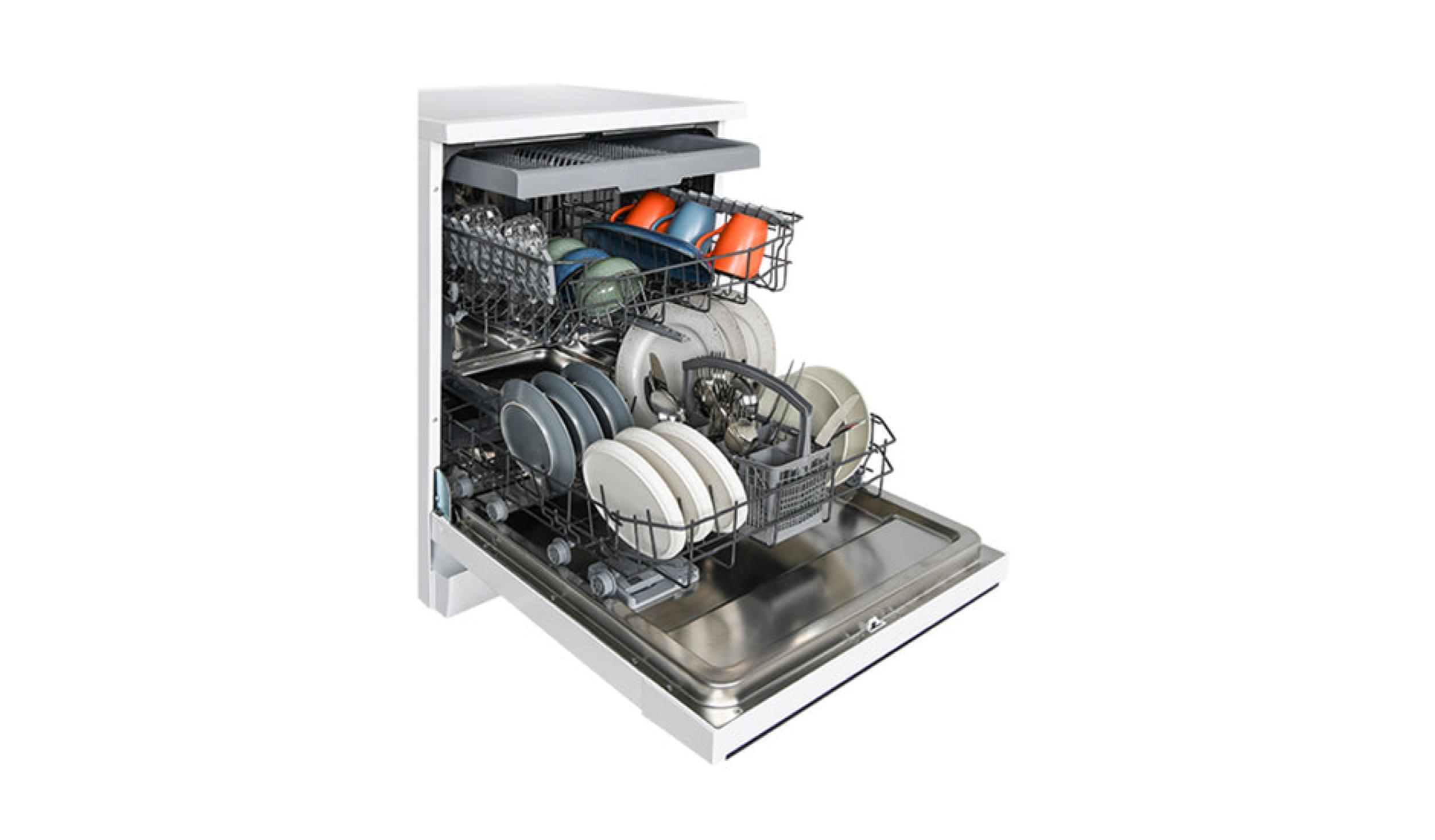 Elba 13 Place Settings Dishwasher EDWM1331D(WH) Harvey Norman Malaysia