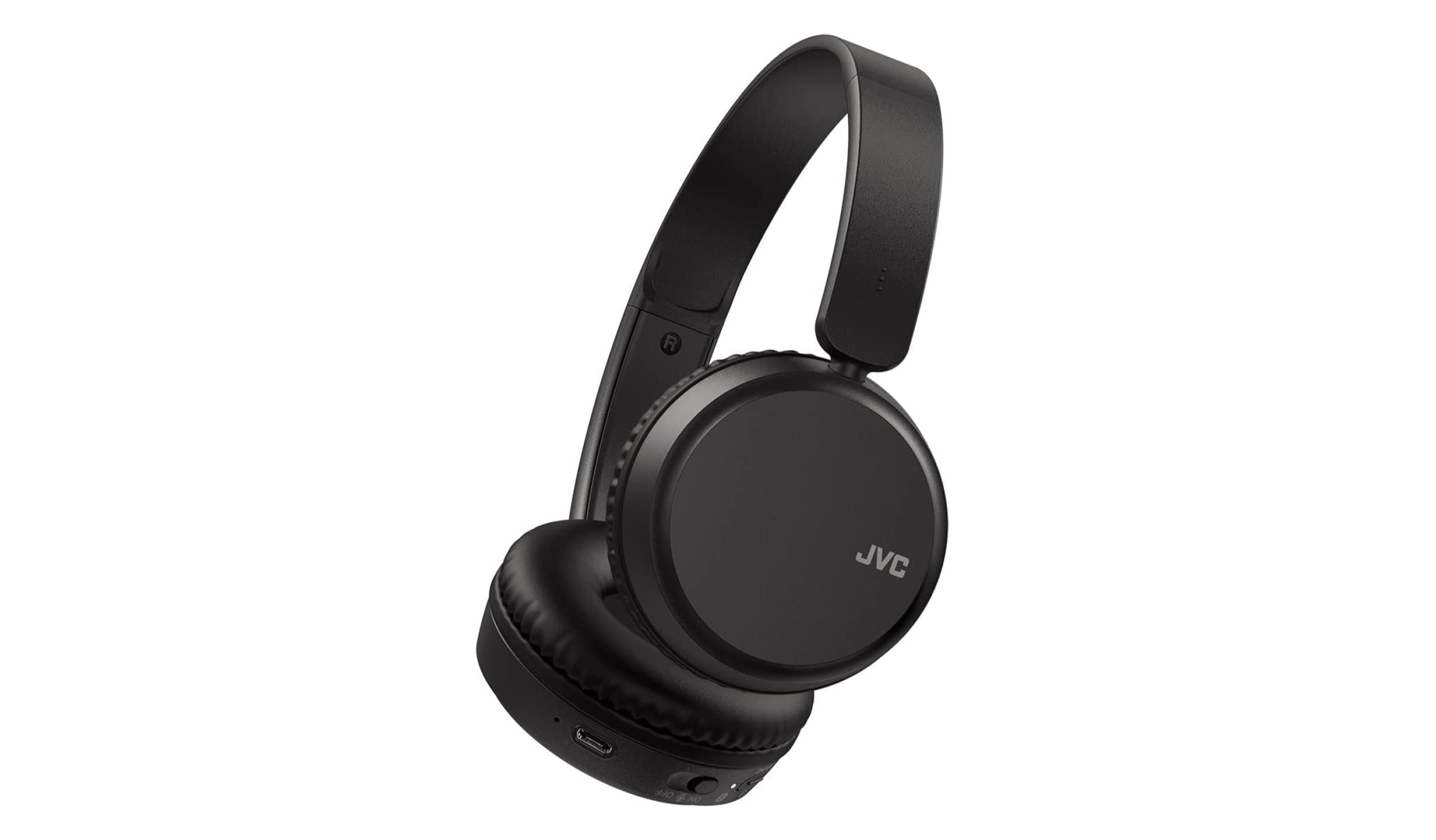 JVC HAS36WB Deep Bass Wireless Headphones Black Harvey Norman