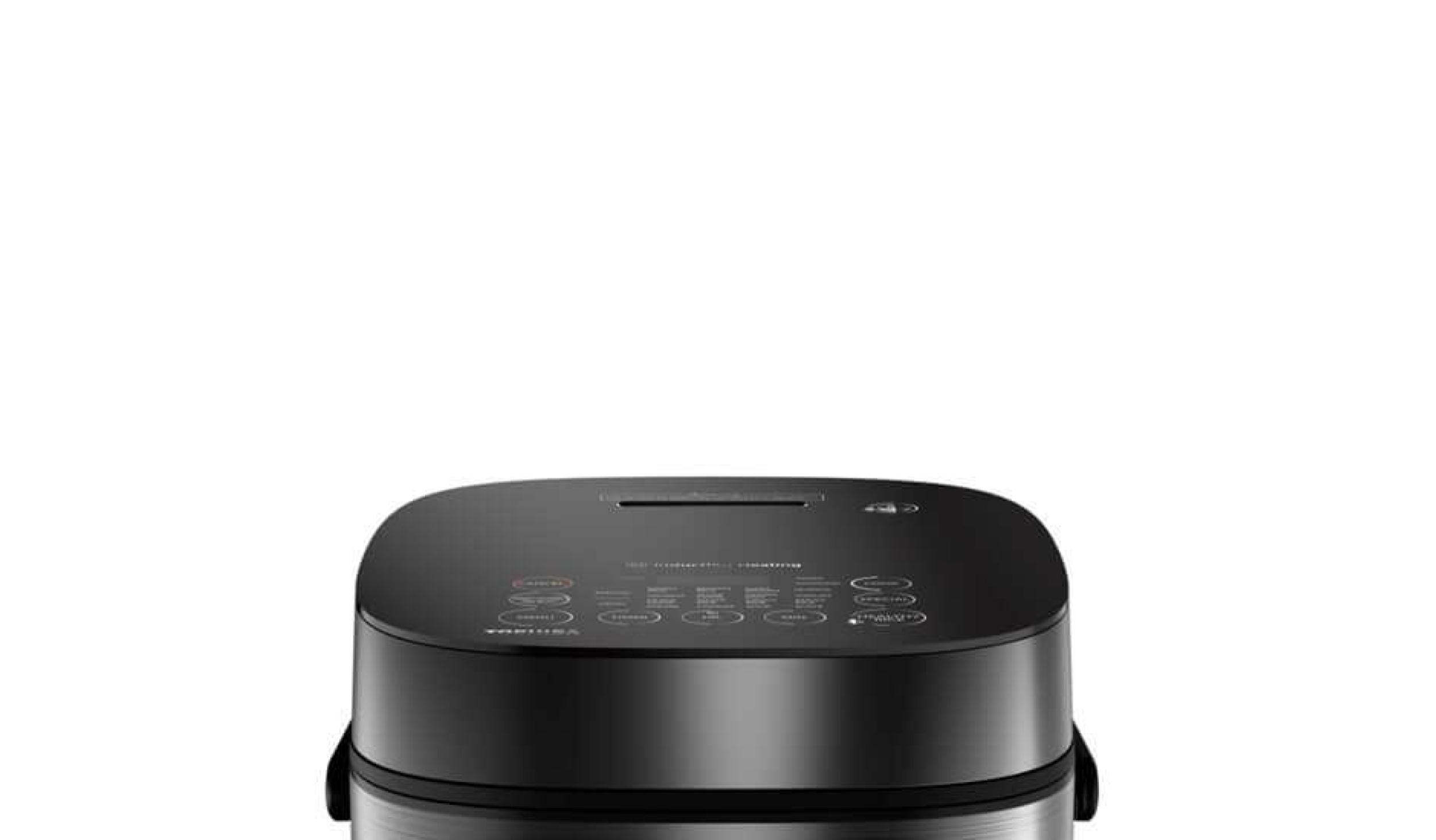 Toshiba RC18ISPMY 1.8L IH Digital Low Sugar Rice Cooker Grey Metal