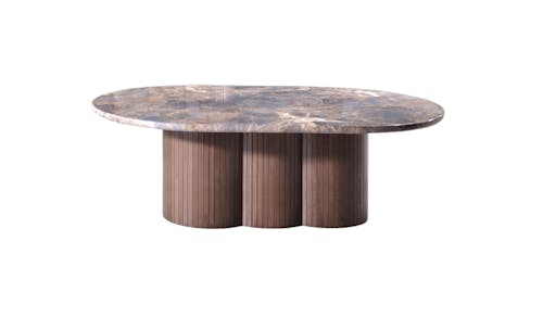 Tossa Coffee Table with Marble Stone Top