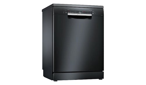 Bosch Serie 4 60 Free-standing Dishwasher - Black Stainless Steel (SMS4HMC01R)