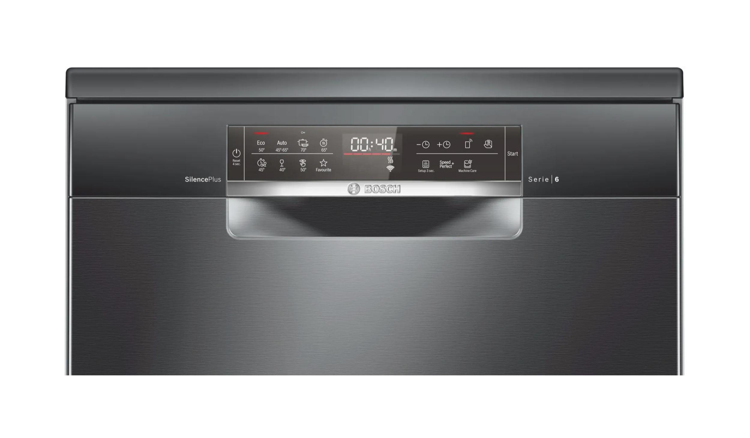 Bosch Series 6 60cm Free-standing Dishwasher - Black Inox (SMS6ECC51E ...