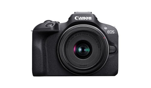 Canon EOS R100 APS-C Mirrorless Camera with 18-45mm Lens - Black