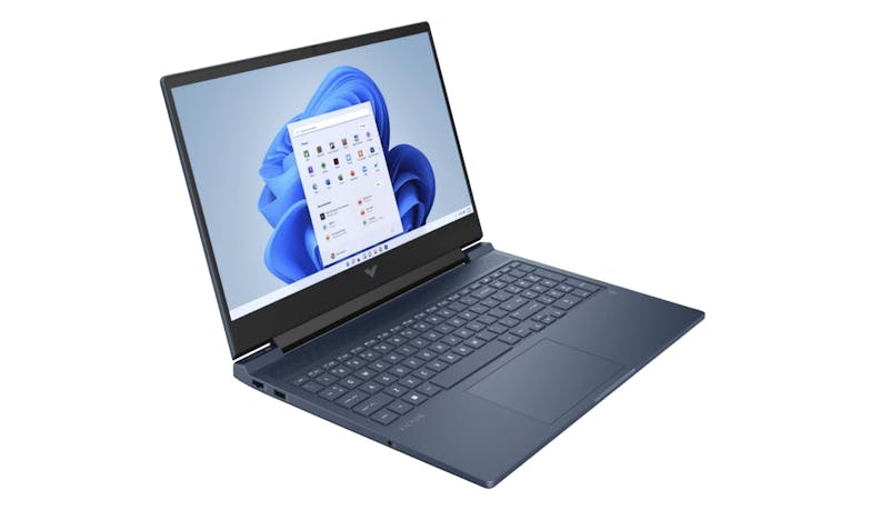 HP Victus 16-S0040AX (Ryzen 5, NVIDIA GeForce RTX 4050, 16GB/512GB, Windows 11) 16.1-inch Gaming Laptop - Performance Blue