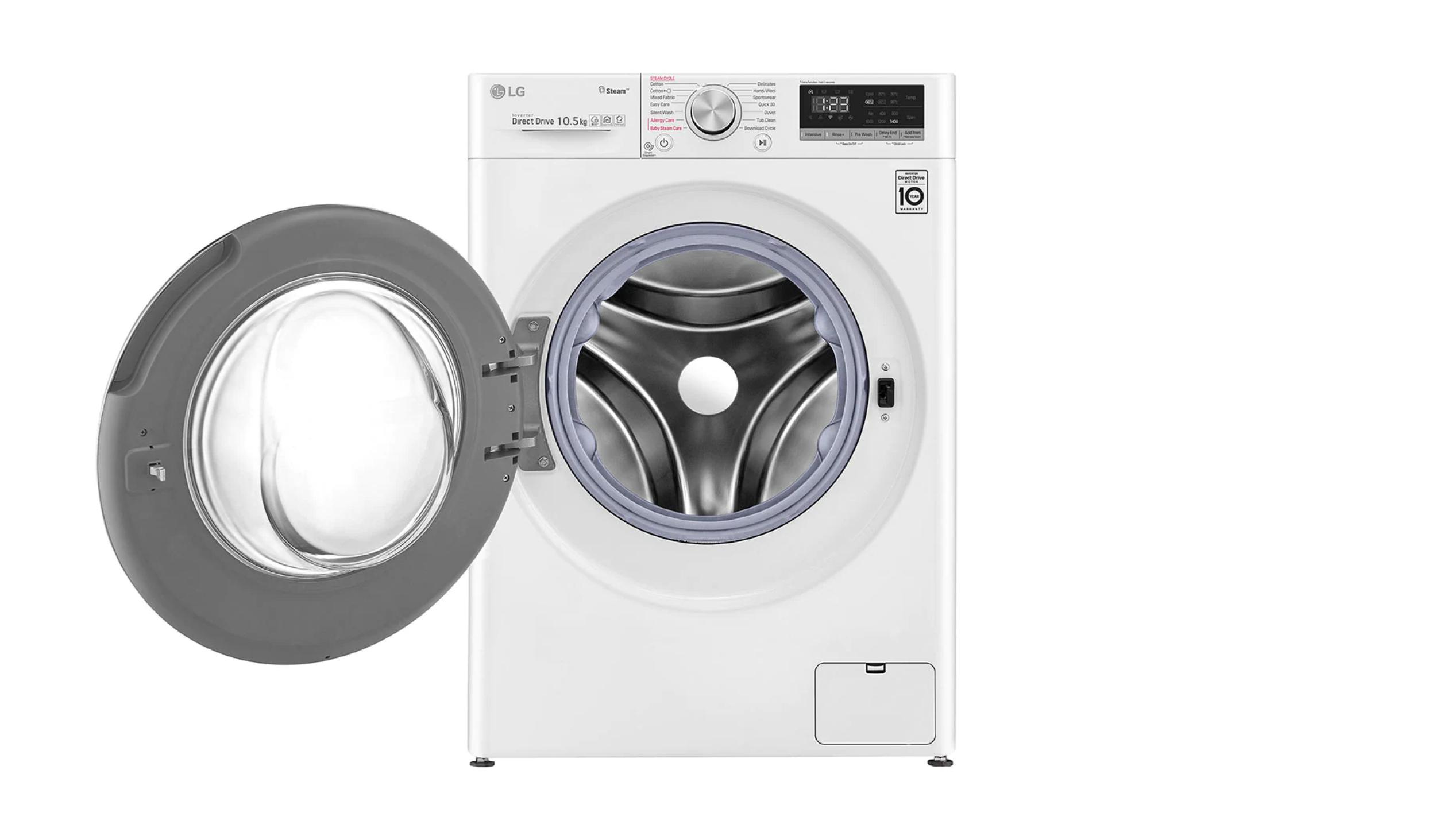 Lg 10.5 kg washing deals machine front load