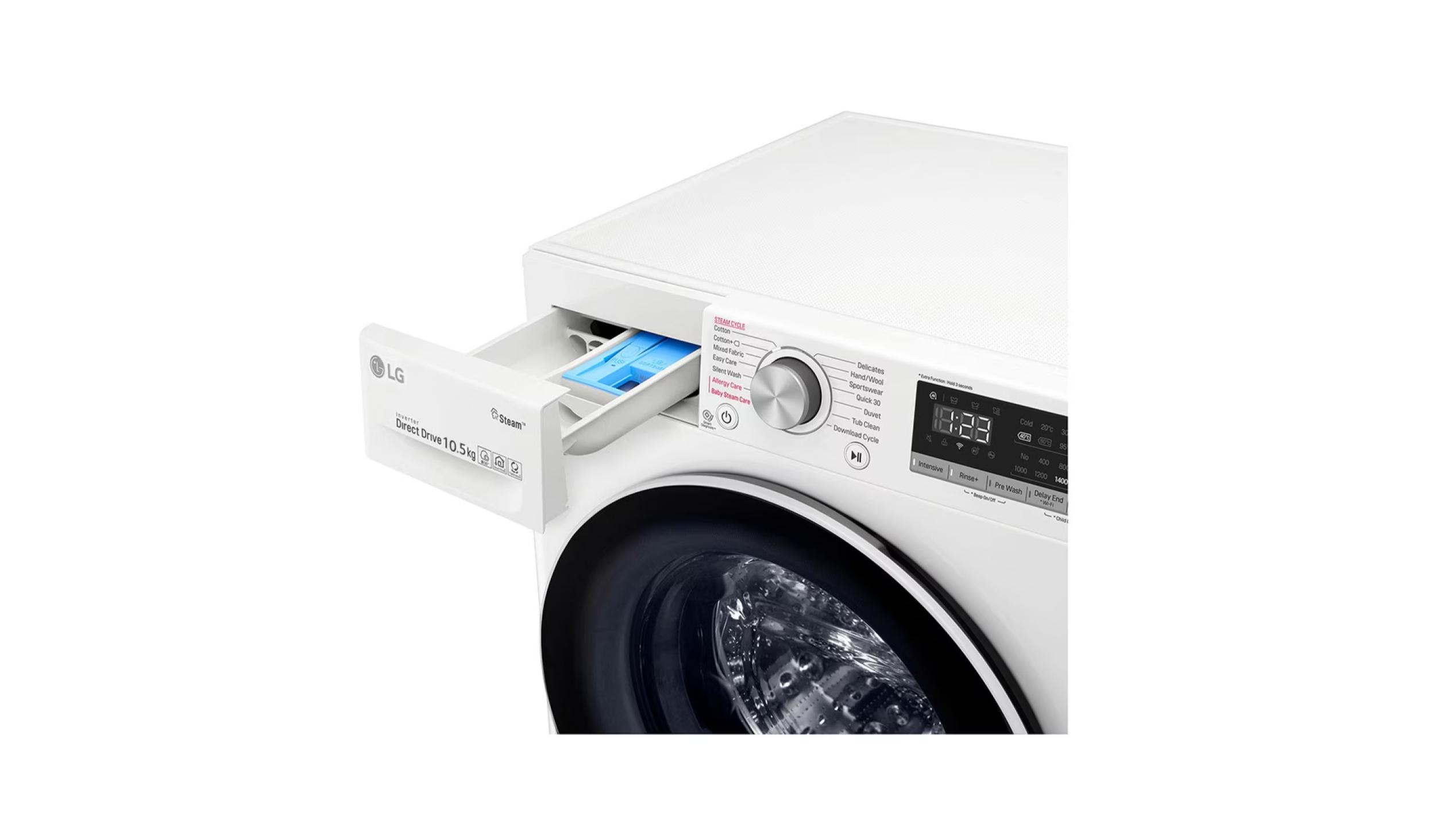 LG 10.5kg Front Load Washer With AI Direct Drive™ And Steam™ (FV ...