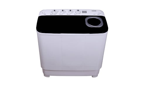 Toshiba 11kg Semi Auto Twin Tub Washing Machine - White (VH-J120WM)