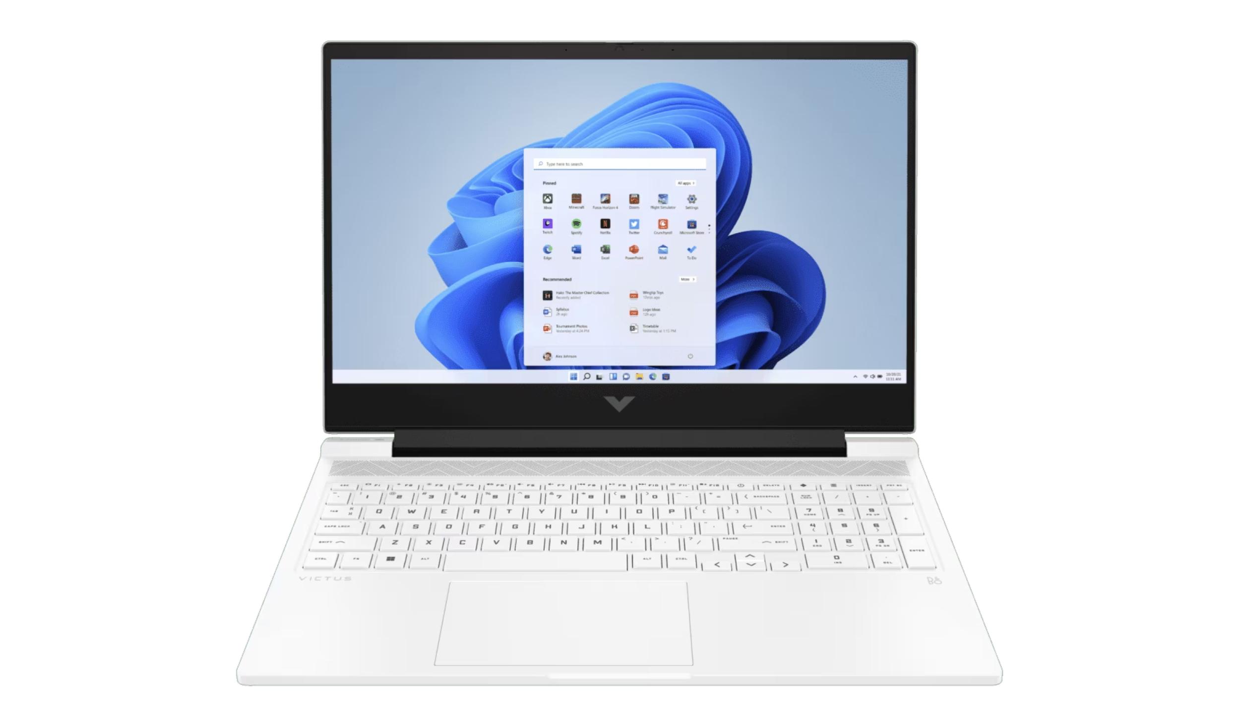 HP Victus 16-R0040TX (Core i5, RTX 4060, 16GB/512GB, Windows 11) 16.1-inch  Gaming Laptop - Ceramic White