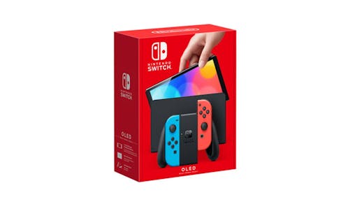 Nintendo Switch OLED Neon Blue/Neon Red (NTD-HEG-S-KABAA-MYS)