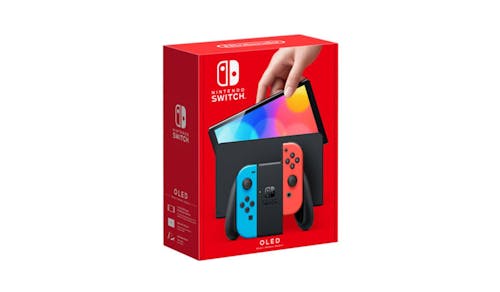 Nintendo Switch OLED Neon Blue/Neon Red (NTD-HEG-S-KABAA-MYS)