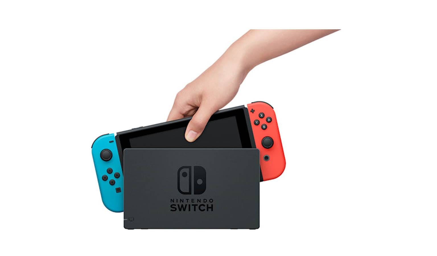 Nintendo Switch with Neon Blue + Neon Red Joy-Con (NTD-HAD-S-KABAH