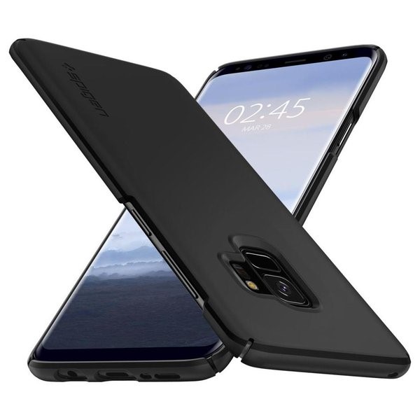 Spigen Thin Fit Case for Galaxy S9 - Black-03