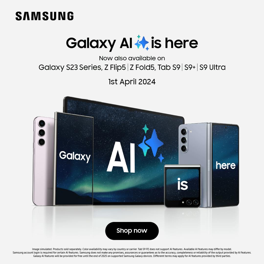 Samsung Galaxy AI Is Here