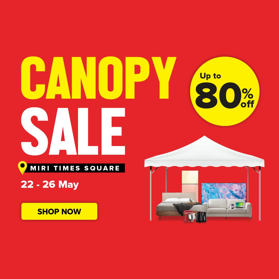 Harvey Norman Miri Time Square Canopy Sale