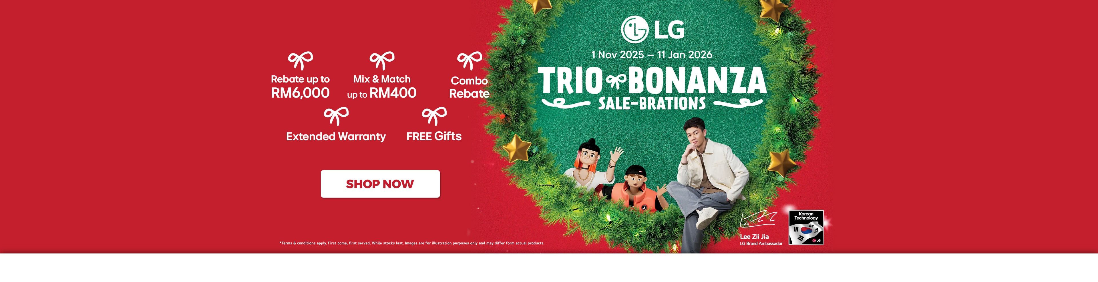 LG Trio Bonanza Sale-Brations