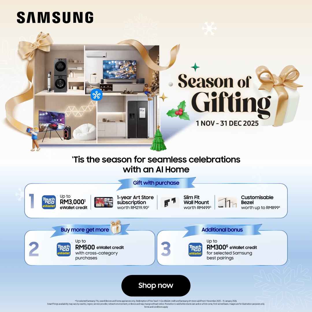 Samsung Season of Gifting (01 Nov - 31 Dec 2025)