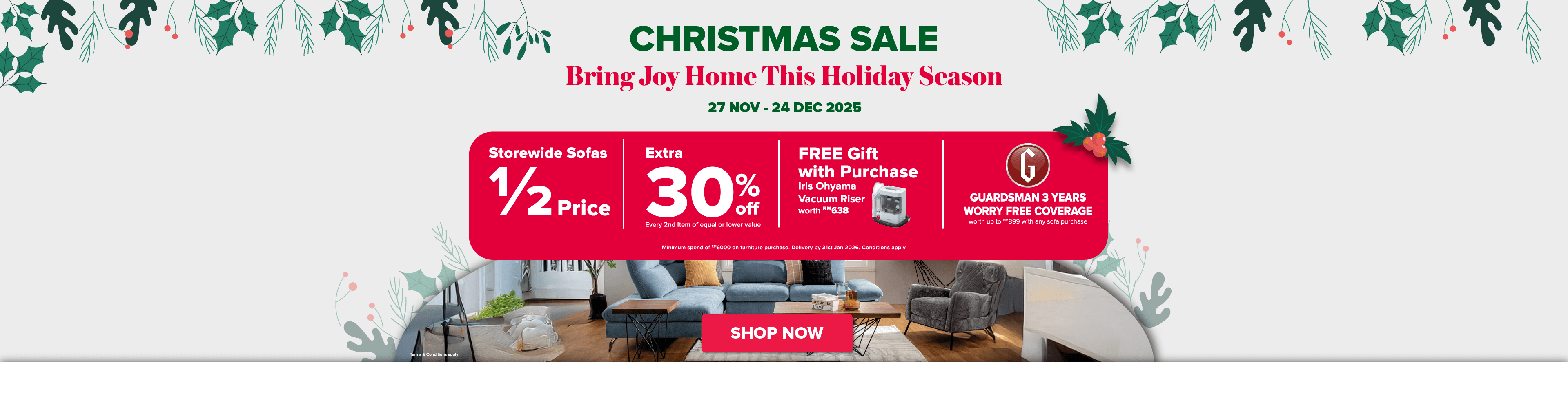 Furniture Christmas Sale