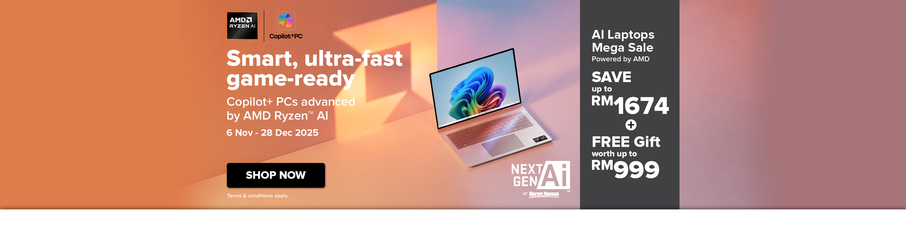 AI Laptops Mega Sale Powered By AMD