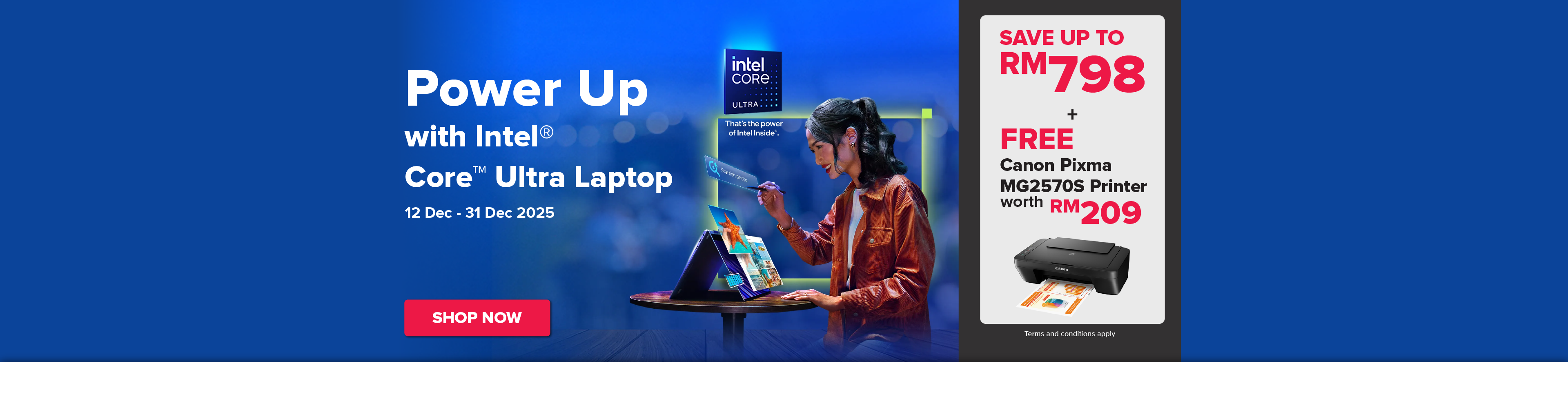 Power Up with Intel Core Ultra Laptop