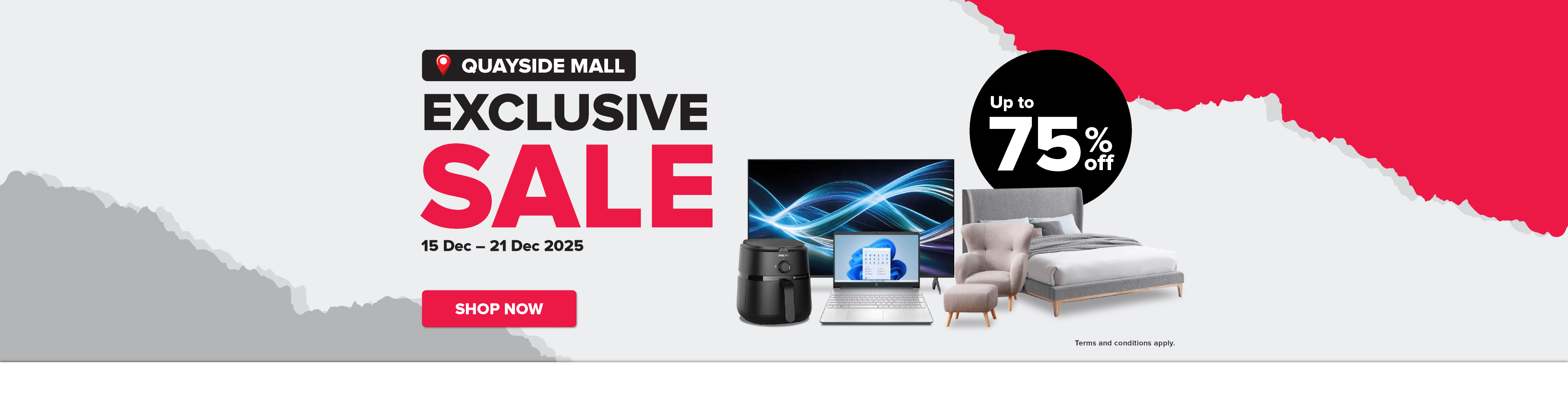 Quayside Mall Exclusive Sale (15 Dec - 21 Dec 2025)
