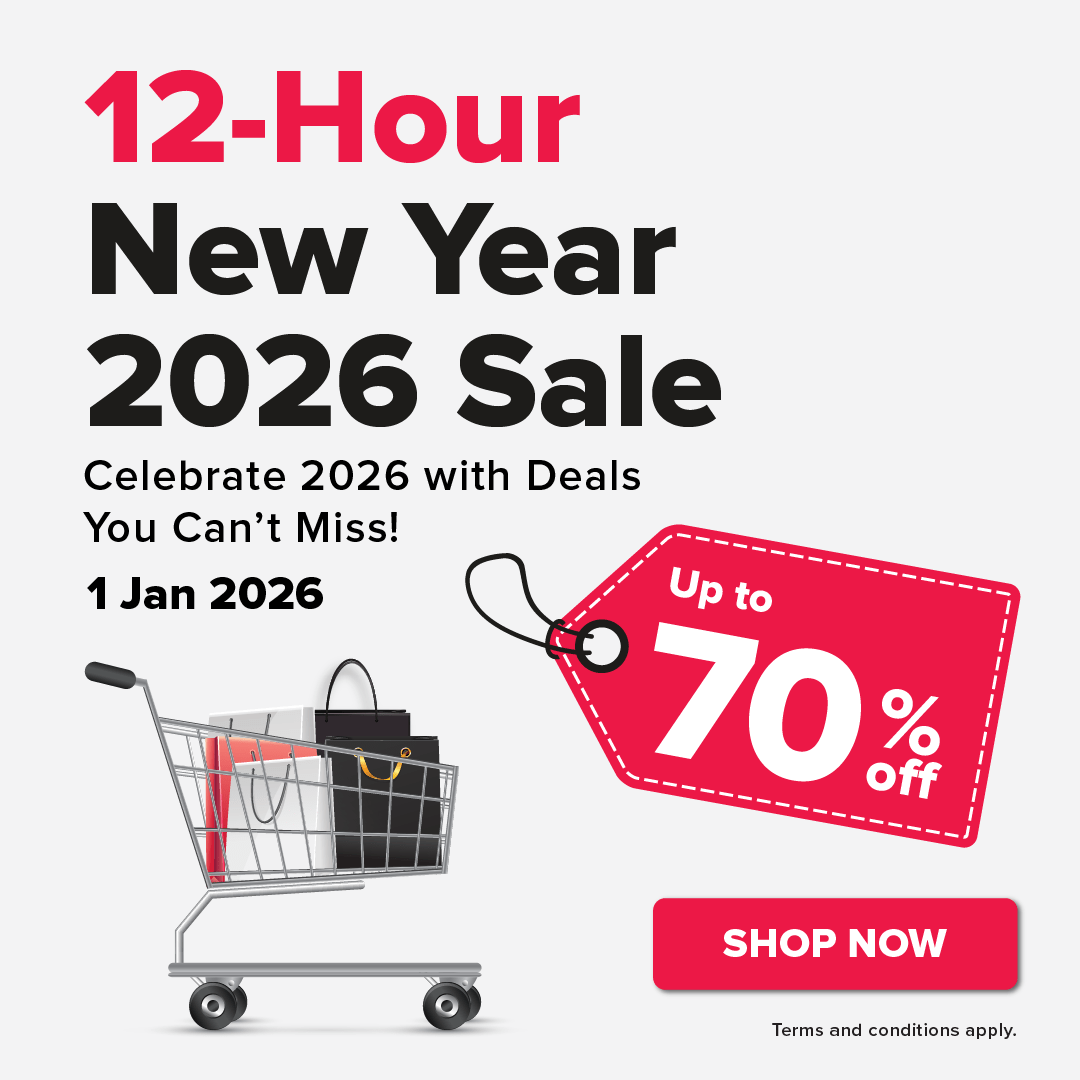 12-Hour New Year 2026 Sale
