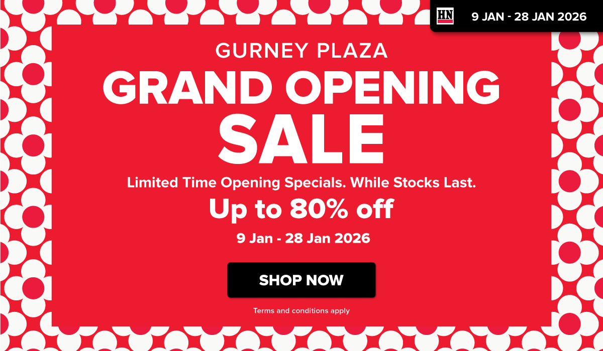 Gurney Plaza Store Grand Opening Sale (9 Jan - 28 Jan 2026) - Promo Banner