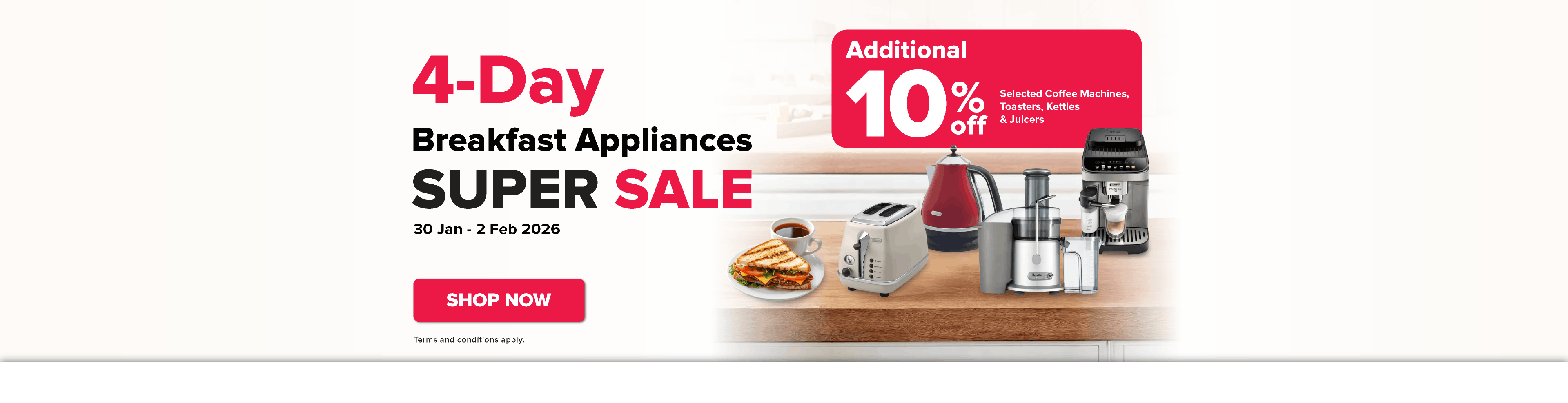 4-Day Breakfast Appliances Super Sale