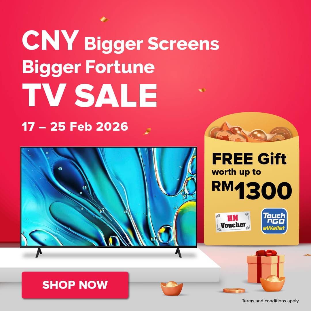 CNY Bigger Screens Bigger Fortune TV Sale (17 Feb - 25 Feb 2026) - Homepage Mobile