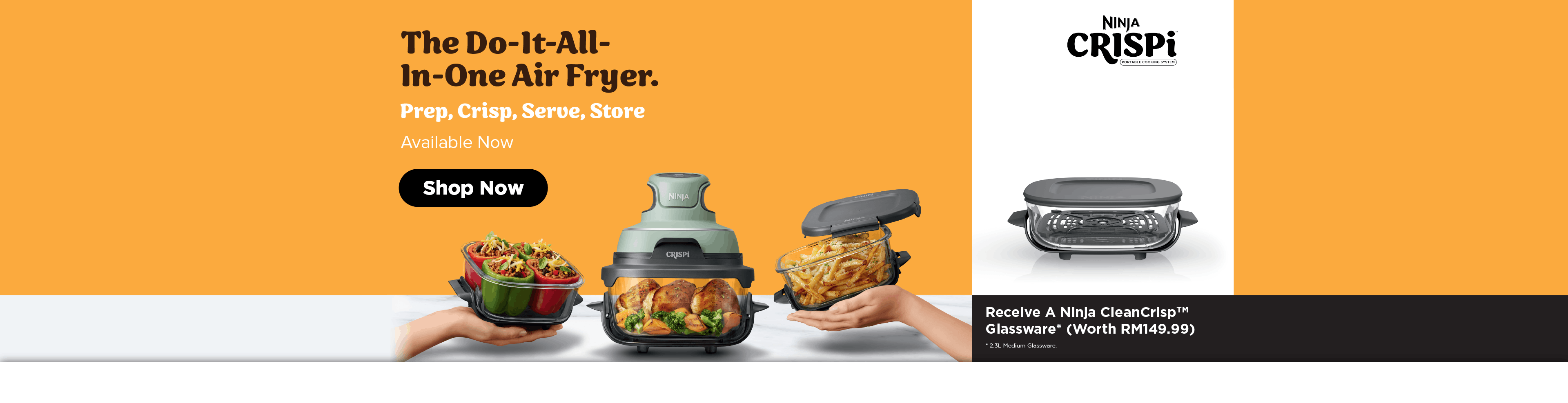 Ninja CRISPi Air Fryer Launch