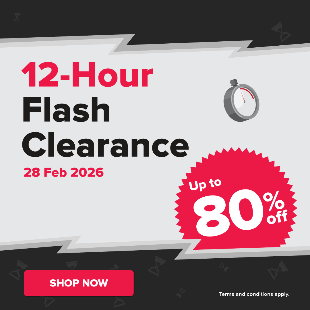 12-Hour Flash Clearance (28 Feb 2026) - Homepage Mobile
