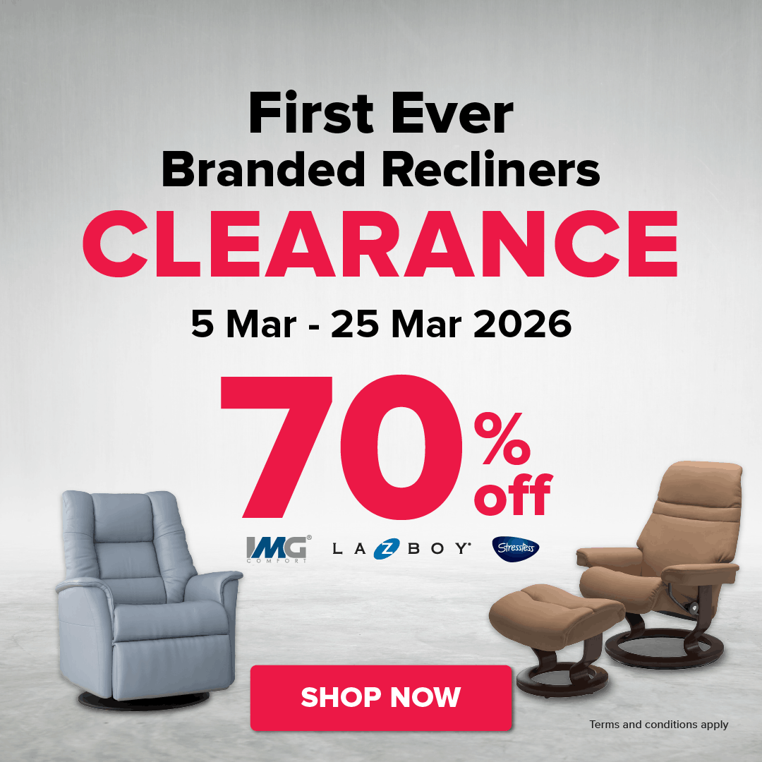 First Ever Branded Recliners Clearance