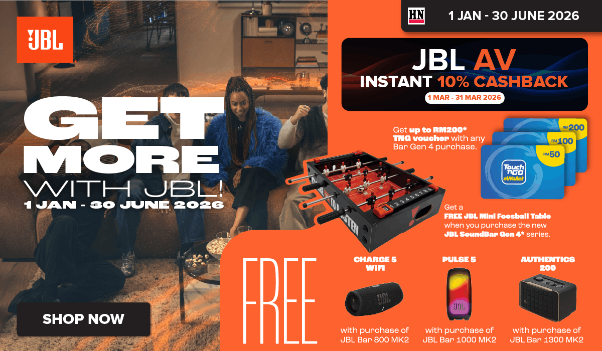 JBL 10% Instant Cash Back (01 Mar - 31 Mar 2026) - Promo Banner