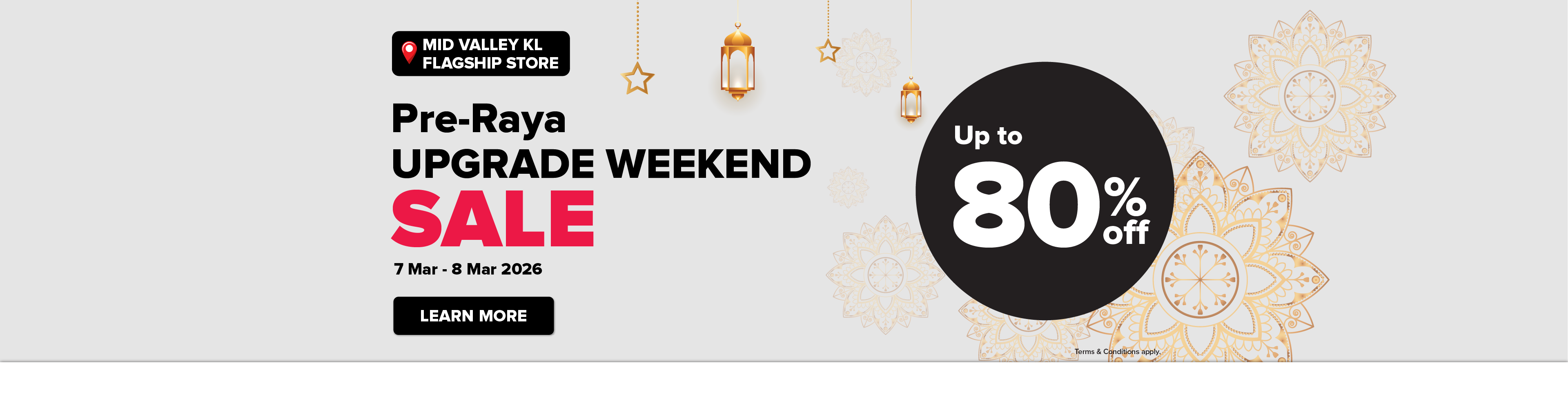 Mid Valley KL Flagship Store Pre-Raya Upgrade Weekend Sale (07 Feb - 08 Feb 2026) - Homepage Desktop