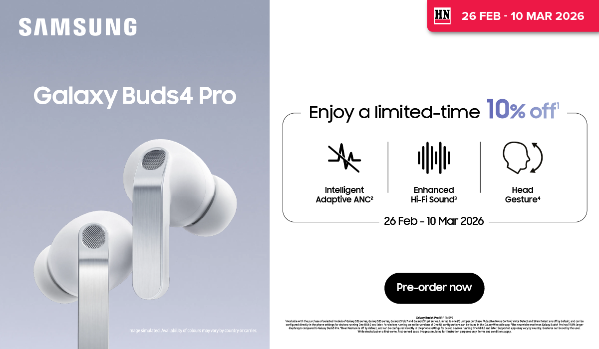 Samsung Galaxy Buds 4 Series Pre-order (26 Feb - 10 Mar 2026) - Promo Banner