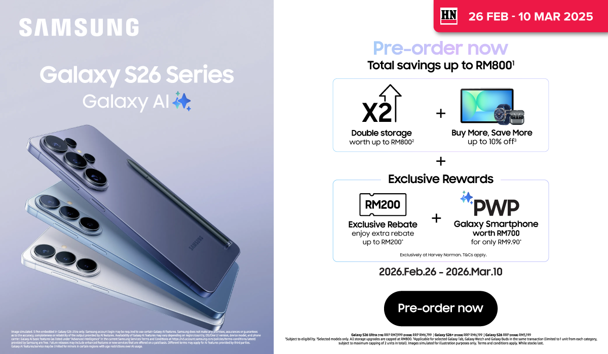 Samsung Galaxy S26 Series Pre-order 2026 (26 Feb - 10 Mar 2026) - Product Page