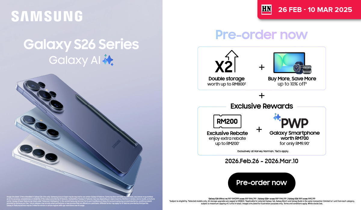 Samsung Galaxy S26 Series Pre-order 2026 (26 Feb - 10 Mar 2026) - Product Page