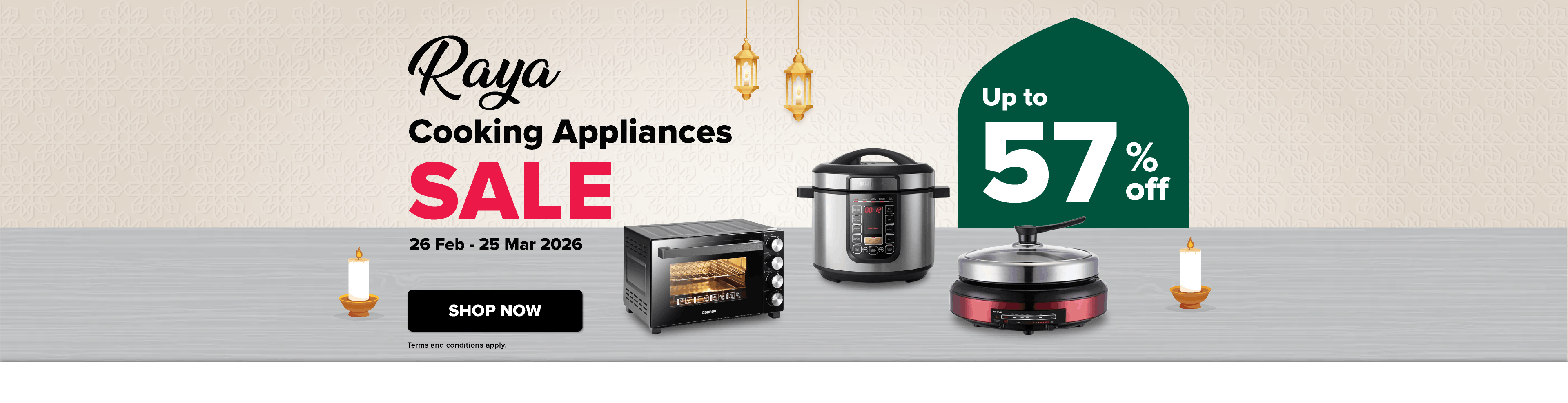 Raya Cooking Appliances Sale