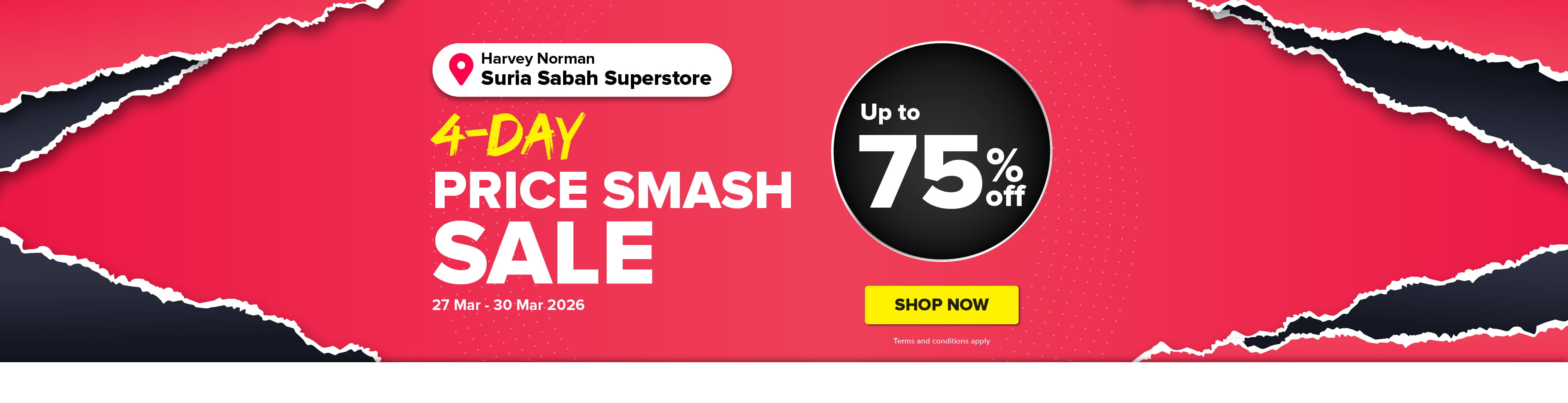 Suria Sabah 4-Day Price Smash Sale