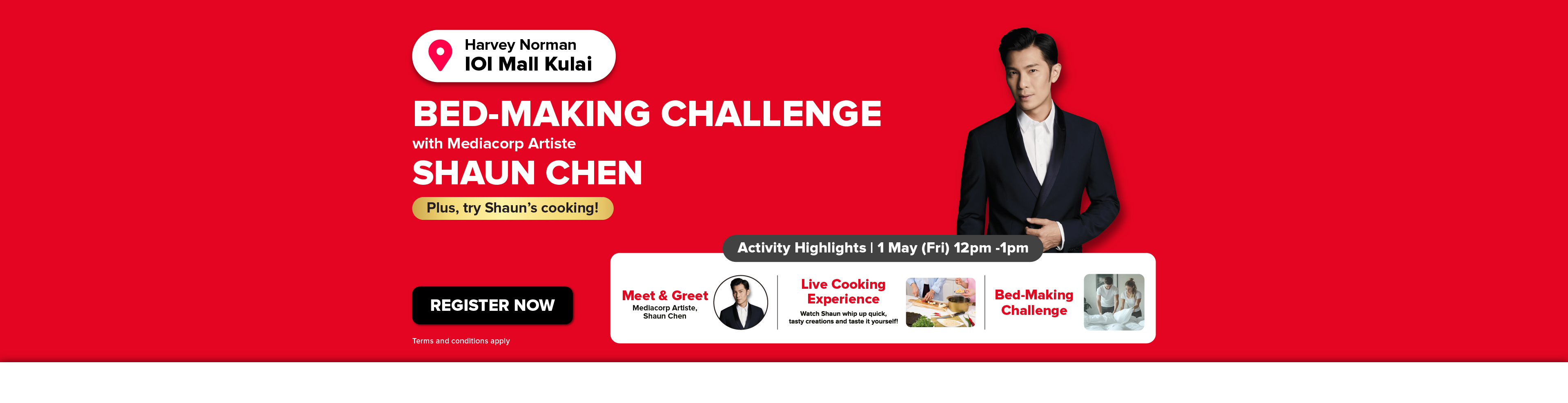 Shaun Chen Bed-making Challenge RSVP