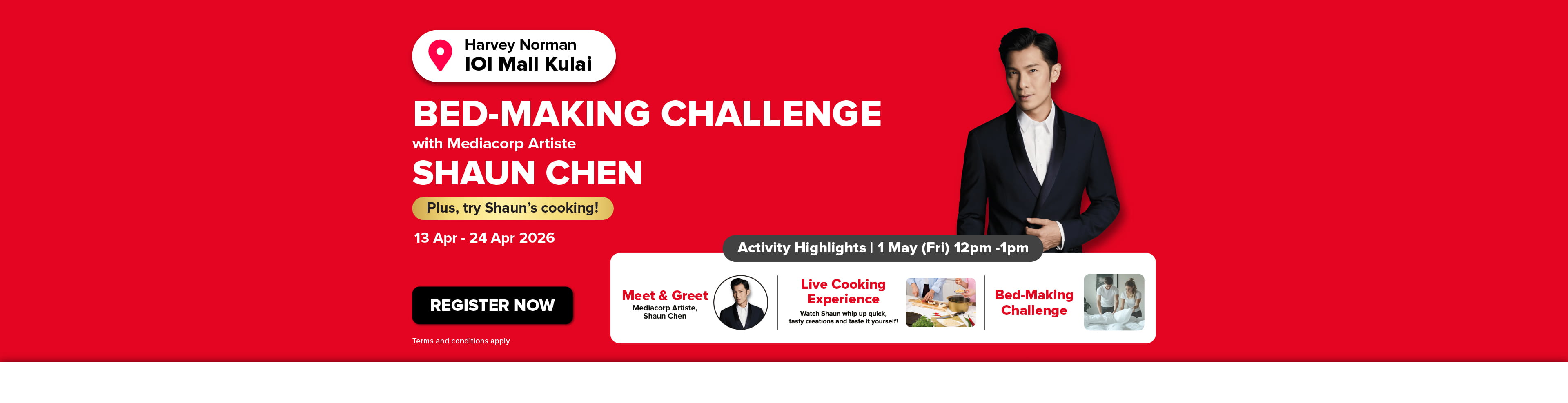 Shaun Chen Bed-making Challenge RSVP